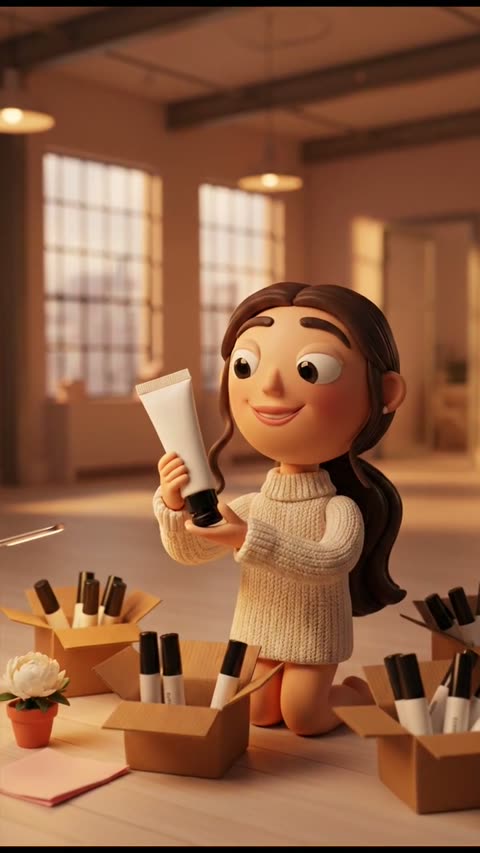 Glossier reel