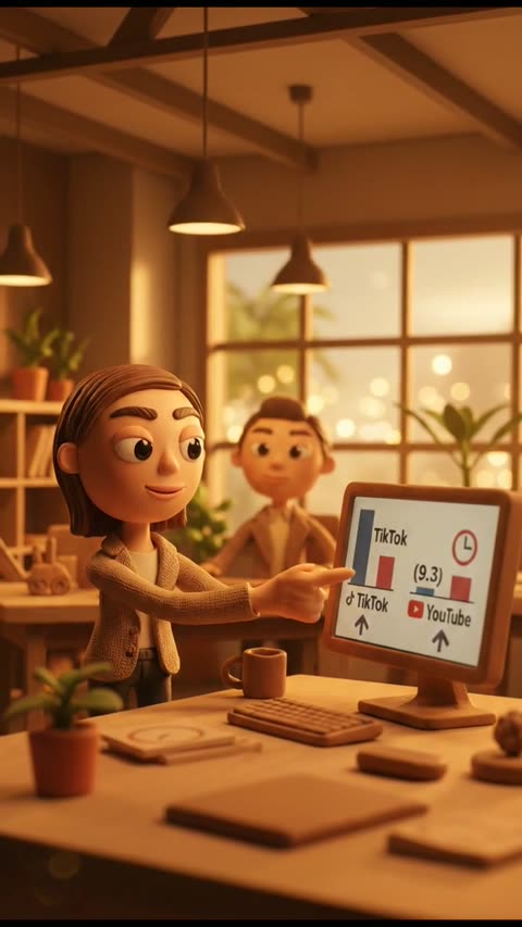 TikTok advertising reel